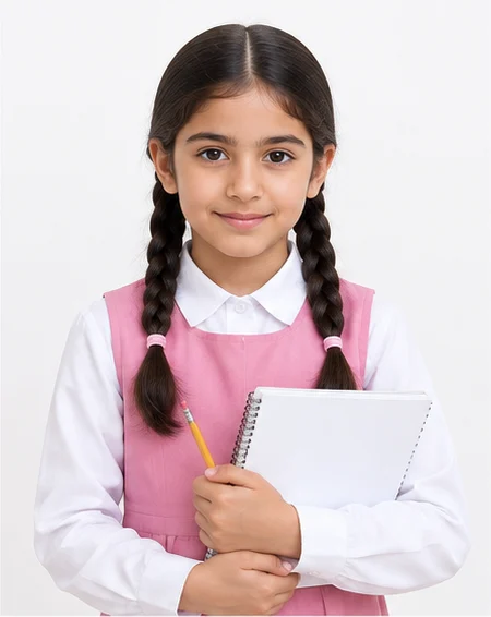 طالبة في المرحلة الابتدائية